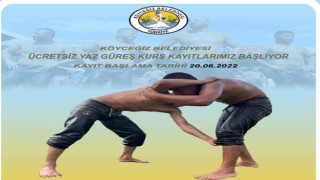 Köyceğiz Belediyesinin güreş kursu başladı