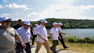 Küçük Elmalı Göletinde çevre yürüyüşü yapıldı