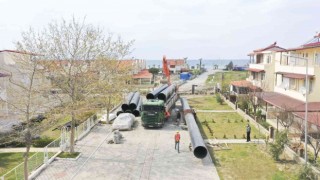 Kuşadasında kanalizasyon hatları arıtma tesisine bağlandı