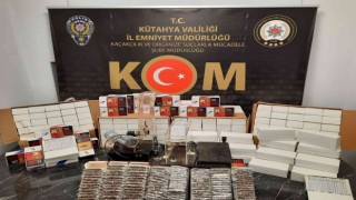 Kütahyada 53 bin 340 adet makaron ele geçirildi