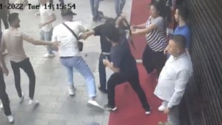 Lalelide savaş meydanlarını aratmayan kavga kamerada