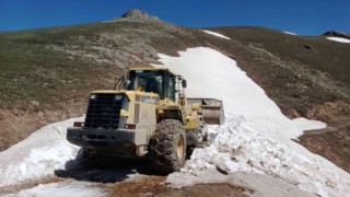 Maçkada 66 mahallede yol çalışması