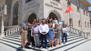 Makedonya ve Romanyadan gelen ziyaretçiler Kayaşehirde