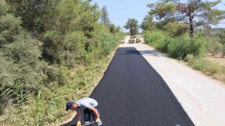 Manavgat yangını sonrası bozulan yollar onarılıyor