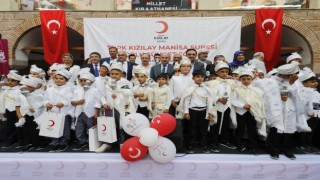 Manisada 185 çocuk için toplu sünnet töreni