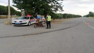 Manisada motosiklet sürücülerine ceza yağdı