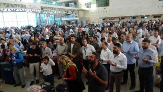 Mardinde hacı adayları kutsal topraklara uğurlandı
