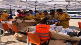Marmaris Belediyesi yangın bölgesindeki lojistik desteğini sürdürüyor
