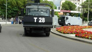 Marmaris yangınında görev alan TOMAlar uğurlandı