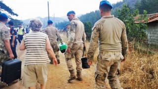 Marmaris yangınında tahliyeler başladı