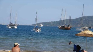 Marmariste, denizi tekneler kapladı