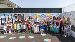 Mersin Büyükşehir Belediyesinin kreşlerinde minikler karne heyecanı yaşadı