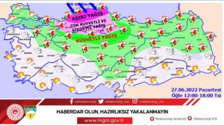 Meteoroloji uyardı: Aşırı yağışa dikkat
