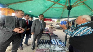 MHP den pazar esnafına ziyaret