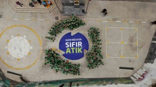 Miniklerden sıfır atık temalı dev şölen