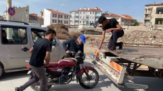 Motosiklet kazalarının arttığı ilçede polis denetimleri artırdı