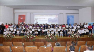Muğlada okul sporlarında başarılı öğrenciler ödüllendirildi