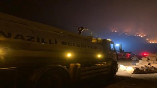 Nazilli Belediyesinden yangın bölgesine destek