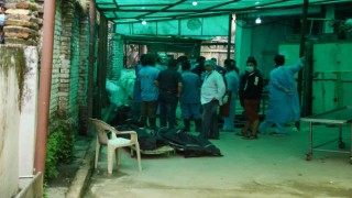 Nepaldeki uçak kazasında hayatını kaybedenler için cenaze töreni