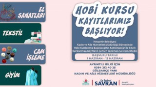 Nevşehirde ‘Hobi Kursları kayıtları başladı