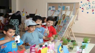 NEVÜde “Minik Eller” sergisi açıldı