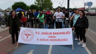 Orduda Dünya Bisiklet Günü dolayısıyla etkinlik düzenlendi