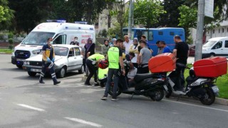 Orduda motosiklet ile otomobil çarpıştı: 1 yaralı