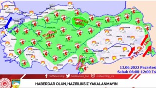 Orta Karadenizde ‘çok kuvvetli yağış uyarısı