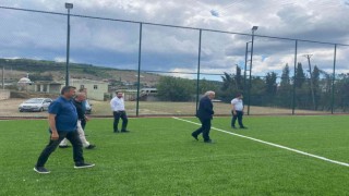 Osmanelinde köylere spor tesisleri yapılmaya başlandı