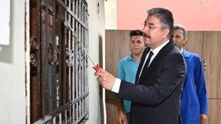 Osmaniye Valisi Erdinç Yılmaz, Meslek Liselilerin çalışmalarını ziyaret etti