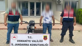 Osmaniye'de Çaldığı motosikletle yakalandı
