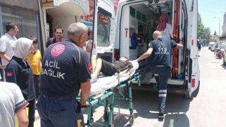 Otomobilin çarptığı yaya yaralandı