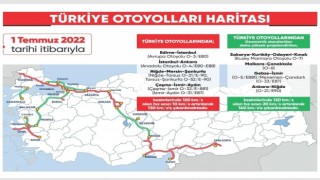 Otoyollarda otomobiller için yeni hız sınırı uygulaması yarın başlıyor
