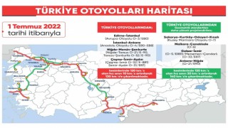 Otoyollarda otomobillerin hız sınırları yükseltildi