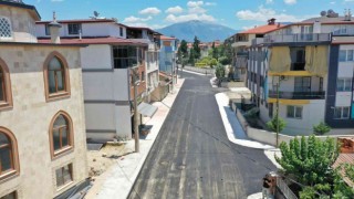 Pamukkalede bir mahallede daha üst yapı çalışması tamamlandı