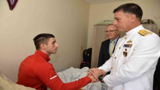 Pençe Kilit operasyonunda yaralanan Zonguldaklı askere üst düzey ziyaret