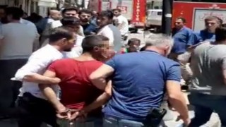 Polis operasyonunda baltalı zanlı paniği