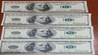 Polis uygulamasında sahte dolar ele geçirildi