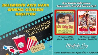 Pozantıda Açık Hava Sinema Günleri başlıyor