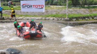 Rafting Okul Sporları Türkiye finalleri Rizede yapıldı