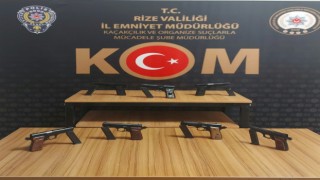 Rizede silah kaçakçılığı operasyonunda 1 tutuklama