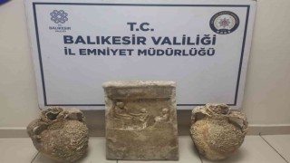 Roma dönemine ait iki amfora ele geçirildi