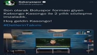 Sakaryaspor, Kabongo Kasongo ile 2 yıllık sözleşme imzaladı