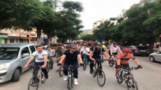 Salihlide pedallar sağlık için çevrildi