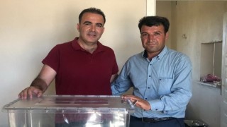 Samsatın 2 köyünde muhtarlık seçimi yapıldı