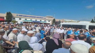 Samsun-Çarşamba Havalimanında hac kafileleri yoğunluğu