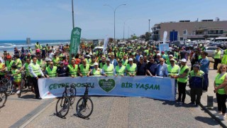 Samsunda Çevre Dostu Bir Yaşam için bisiklet turu düzenlendi