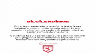 Samsunsporda teknik direktör krizi