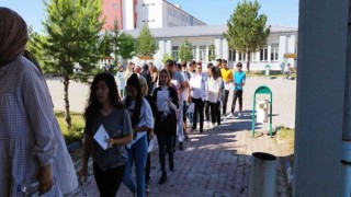 Şarkışlada ilk kez YKS sınavı yapıldı