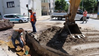Şehit Emniyet Müdürü Altuğ Verdi Caddesindeki altyapı çalışması tamamlandı